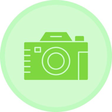 Kamera. Web simgesi basit illüstrasyon