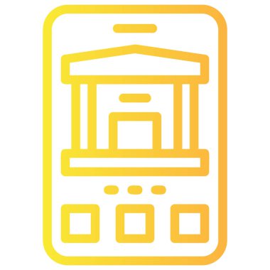 Telefon simgesi vektör illüstrasyonu