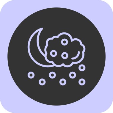 vektör ay simgesi illüstrasyonu