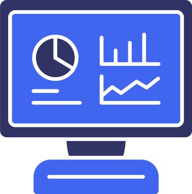 Analiz veri analiz simgesi doldurulmuş ana hatlar biçiminde