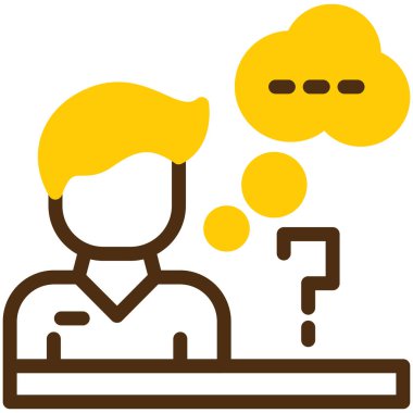 Avatar biçiminde müşteri desteği simgesi