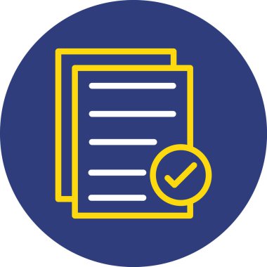 Vektör belgesi Simge illüstrasyonu