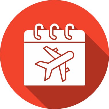 flight icon vector illustration