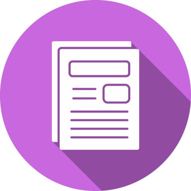 Belgenin vektör illüstrasyonu