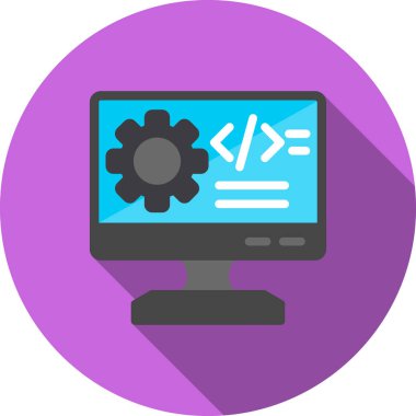 bilgisayar web simgesi, vektör illüstrasyon tasarımı