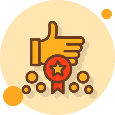 Dosya özeti biçiminde başarı ödülü simgesi