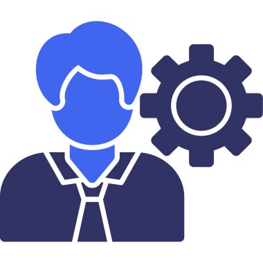 İnsan simgesinin vektör illüstrasyonu