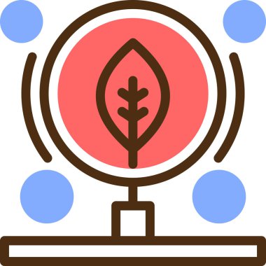 Modern simgenin vektör illüstrasyonu