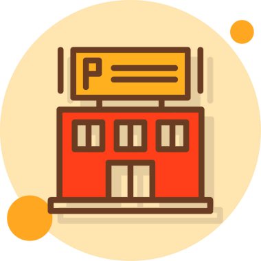 Modern bir simgenin vektör illüstrasyonu.