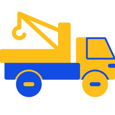 Kamyon. Web simgesi basit illüstrasyon