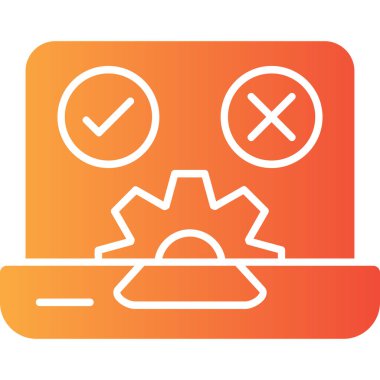 Hata simgesi vektör illüstrasyonu