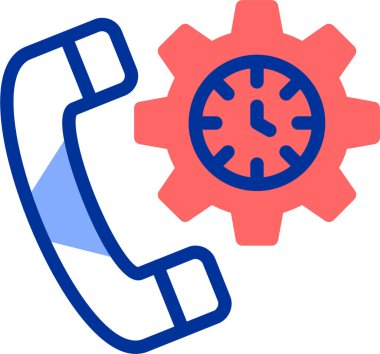 Telefon simgesi vektör illüstrasyonu