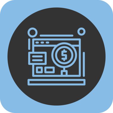 Dolar simgesi soyut bir grupta izole edildi