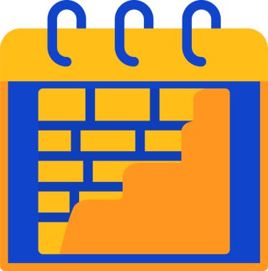 gün takvimi simgesi - taslak biçimi