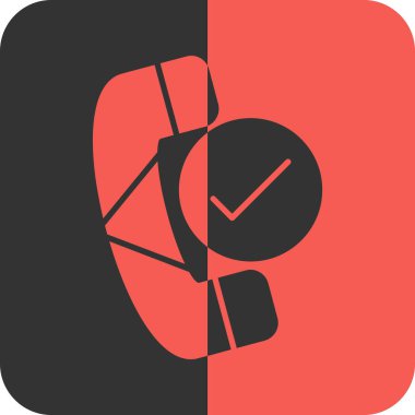 Alarm saat simgesi katı biçiminde