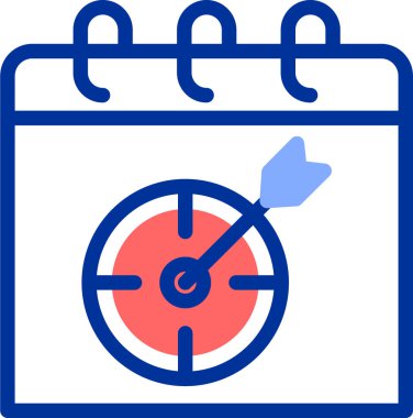 Hedef. Web simgesi basit illüstrasyon