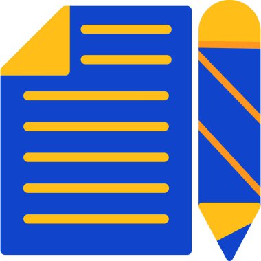 kalem simgesi vektör illüstrasyonu