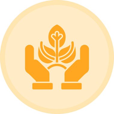 Yaprak çizim dizaynlı el ele tutuşan çiçek