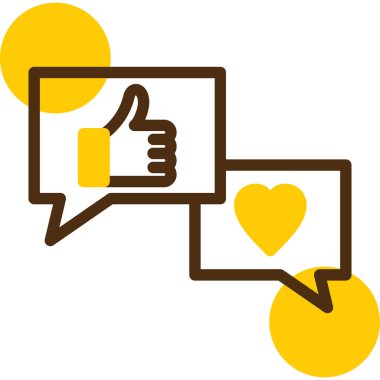 Sevgi simgesi ile el, vektör tasarımı