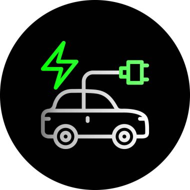 araba simgesi, vektör illüstrasyonu