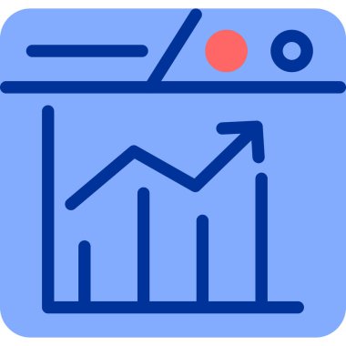 Çizelge. Web simgesi basit illüstrasyon