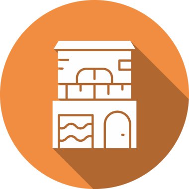 mimari yapı mimarisi simgesi ana hatları biçiminde