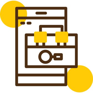 iş simgesi vektör illüstrasyonu