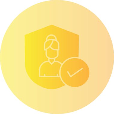 İnsan simgesinin vektör illüstrasyonu