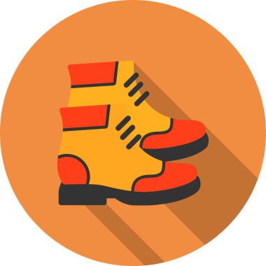 Ayakkabılar. Web simgesi basit illüstrasyon