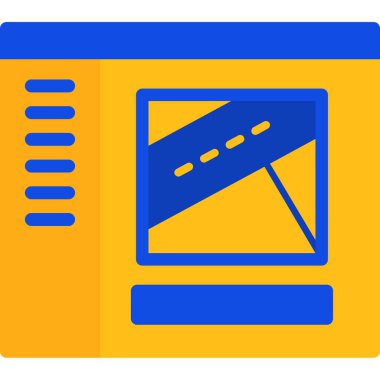 Bilgisayar web simgesi, vektör tasarımı