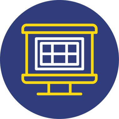 bilgisayar simgesi, modern basit vektör illüstrasyonu