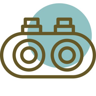 Kamera. Web simgesi basit illüstrasyon