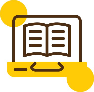 kitap simgesi vektör illüstrasyonu