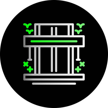 Bir binanın vektör illüstrasyonu