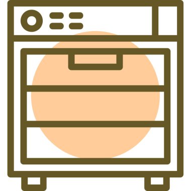 Modern bilgisayar simgesinin vektör illüstrasyonu