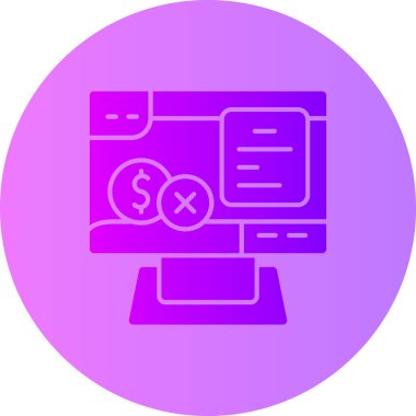 Modern dizüstü bilgisayar simgesinin vektör illüstrasyonu