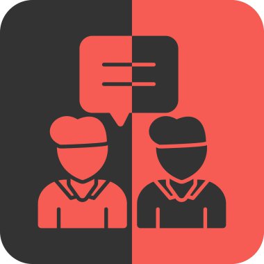 Tek izole edilmiş insan simgesinin vektör çizimi