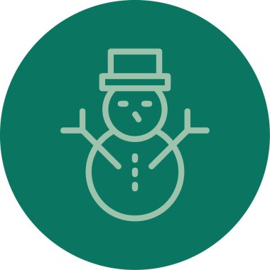 kardan adam simgesi. vektör çizim