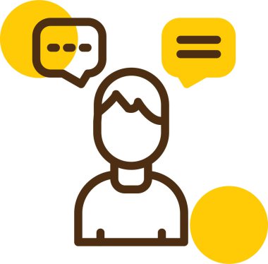 sohbet kabarcıkları vektör illüstrasyon