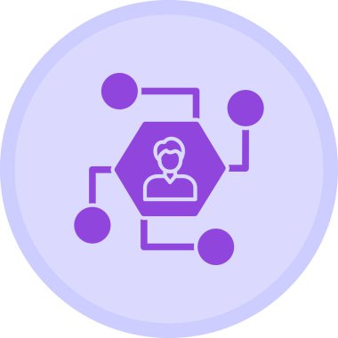 avatar. Web simgesi basit illüstrasyon