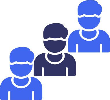 İnsan simgesinin vektör illüstrasyonu