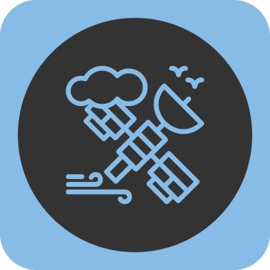 Bulut simgesi soyut arkaplan grubunda izole edildi