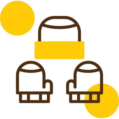 Tek bir simgenin vektör illüstrasyonu