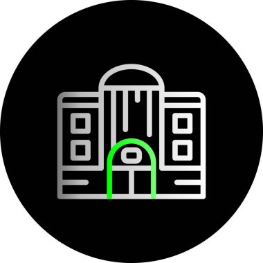 Benzersiz yapı vektörü simgesi