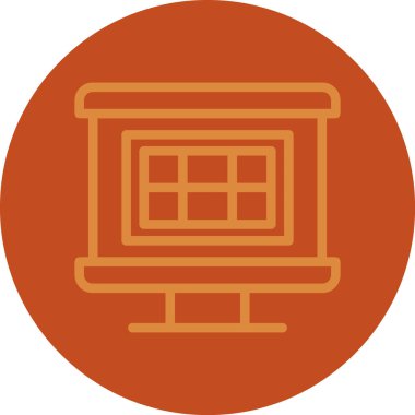 seo modern simgesinin vektör illüstrasyonu