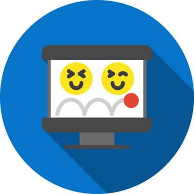 Şeffaf bir arkaplanda emoji vektör çizimi. Birinci kalite semboller. Konsept ve grafik tasarım için ince çizgi simgesi.