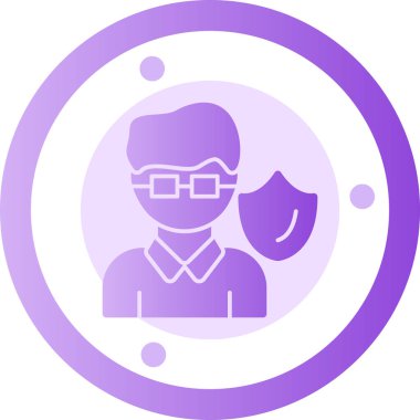 Maskeli bir kadının vektör çizimi