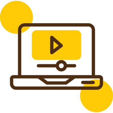 ekran simgesi olan dizüstü bilgisayar