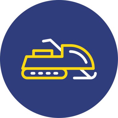 Araba simgesinin vektör illüstrasyonu