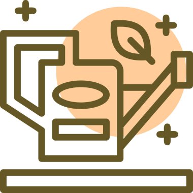 Bir fincan kahvenin vektör çizimi